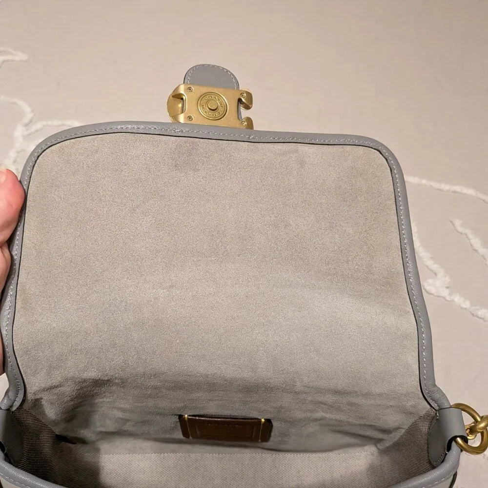 Coach Soft Tabby in Dove Gray - Picture 9 of 16